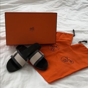 Hermès resort wear - Brown and tan sandals